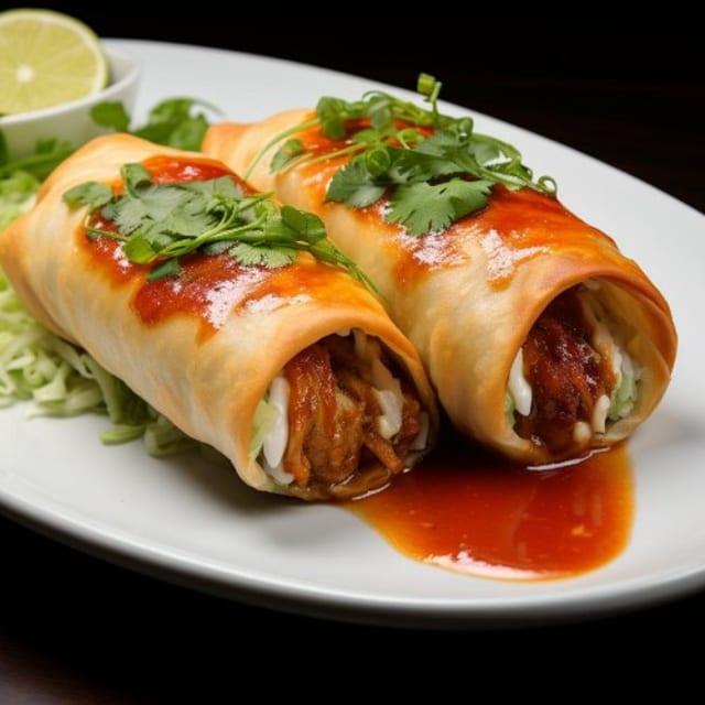 Chimichangas.